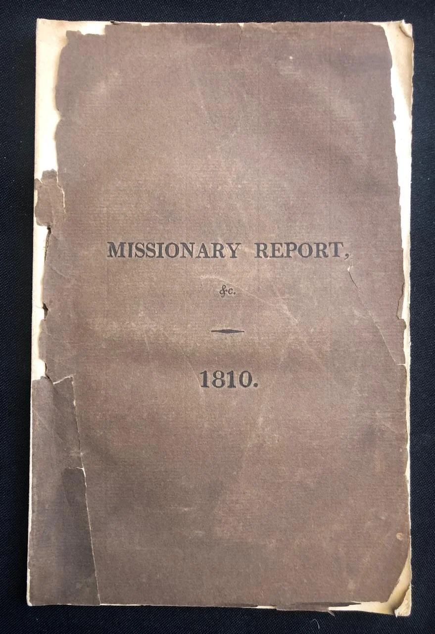 Missionary Report 1810