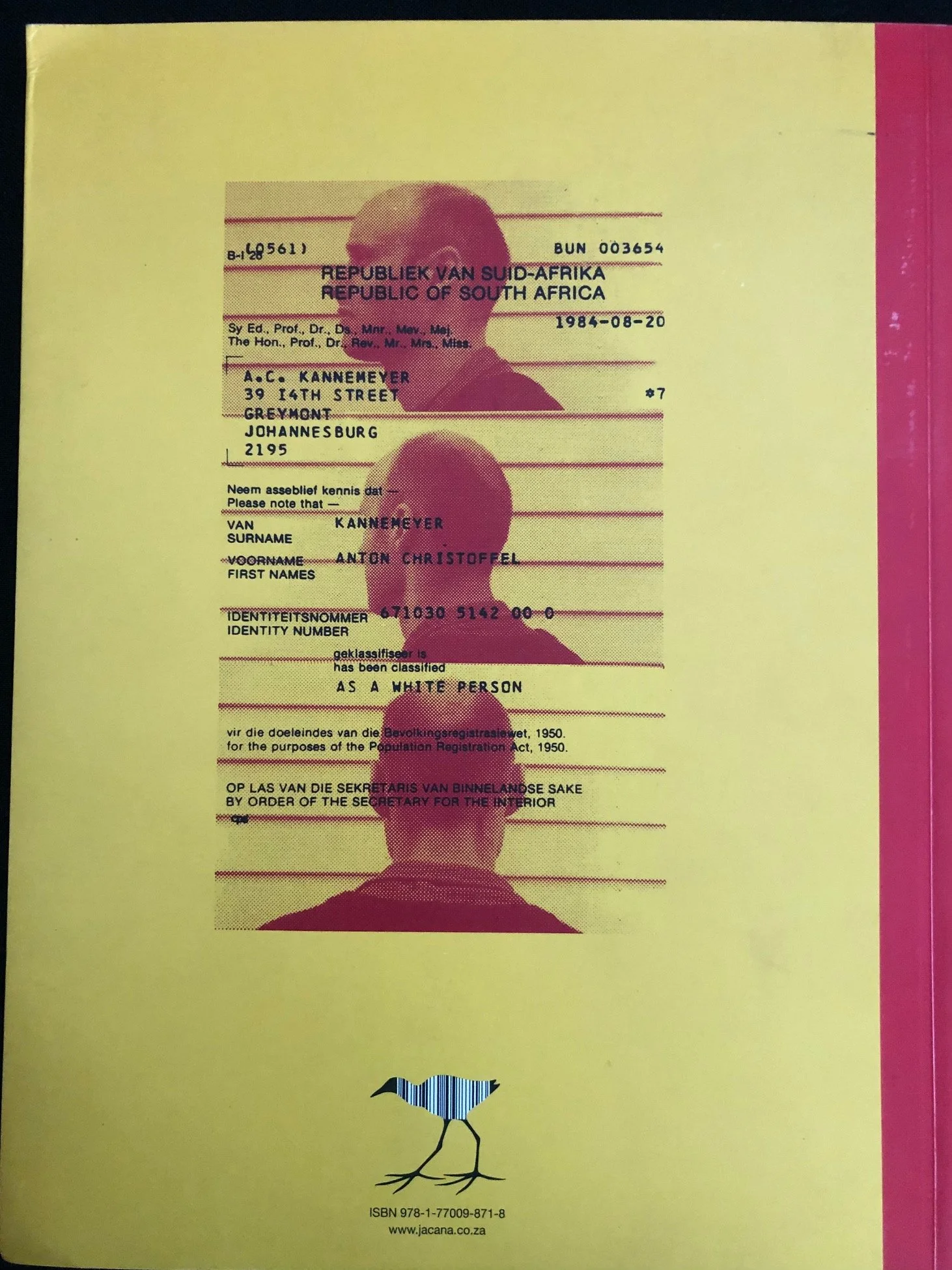 Pappa in Afrika by Anton Kannemeyer (first edition) 2010.