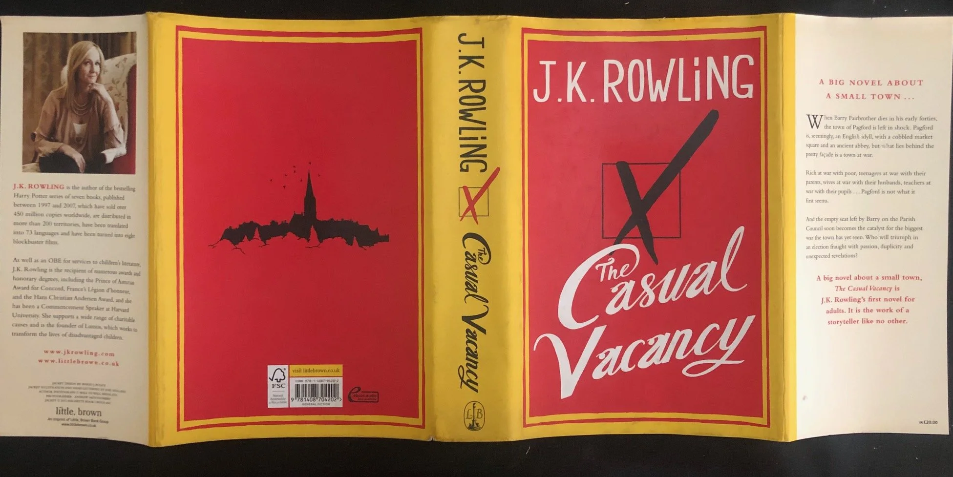 The Casual Vacancy by J.K. Rowling, First edition (2012)