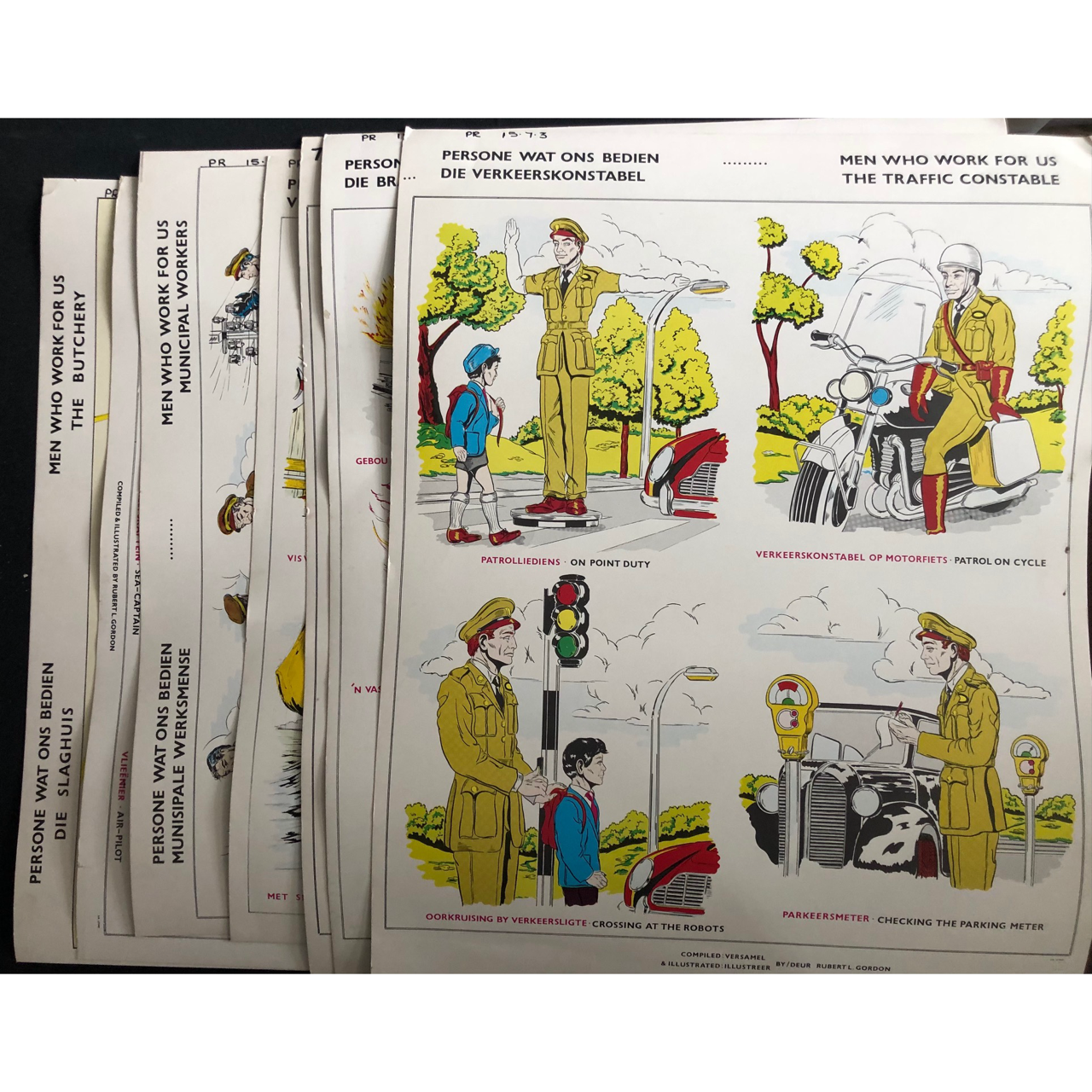 Seven Apartheid Era School Training Aids (c.1950) R1,500