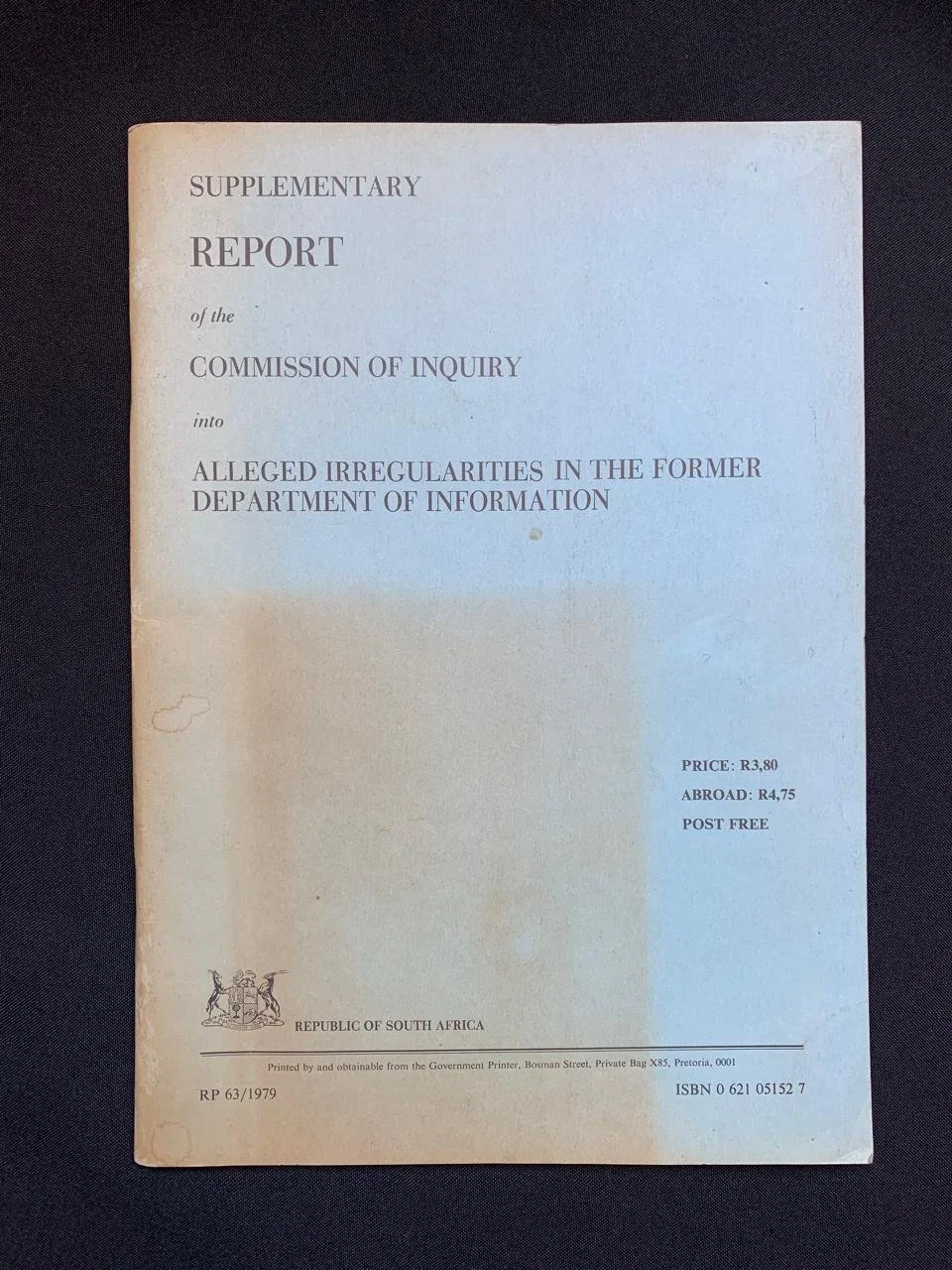 The Information Scandal Report (1978)