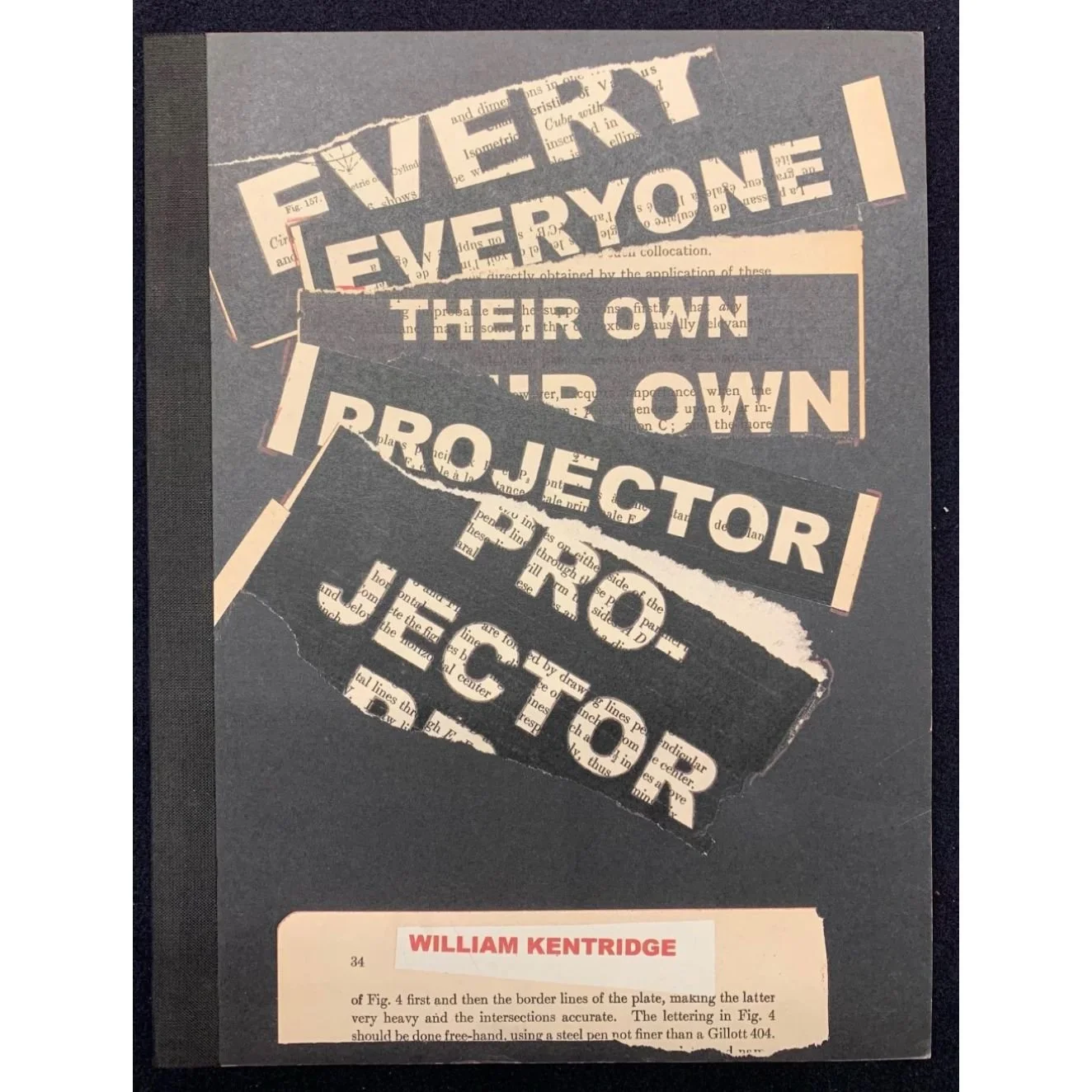 William Kentridge, Everyone is their own Projector (Signed) R5,000
