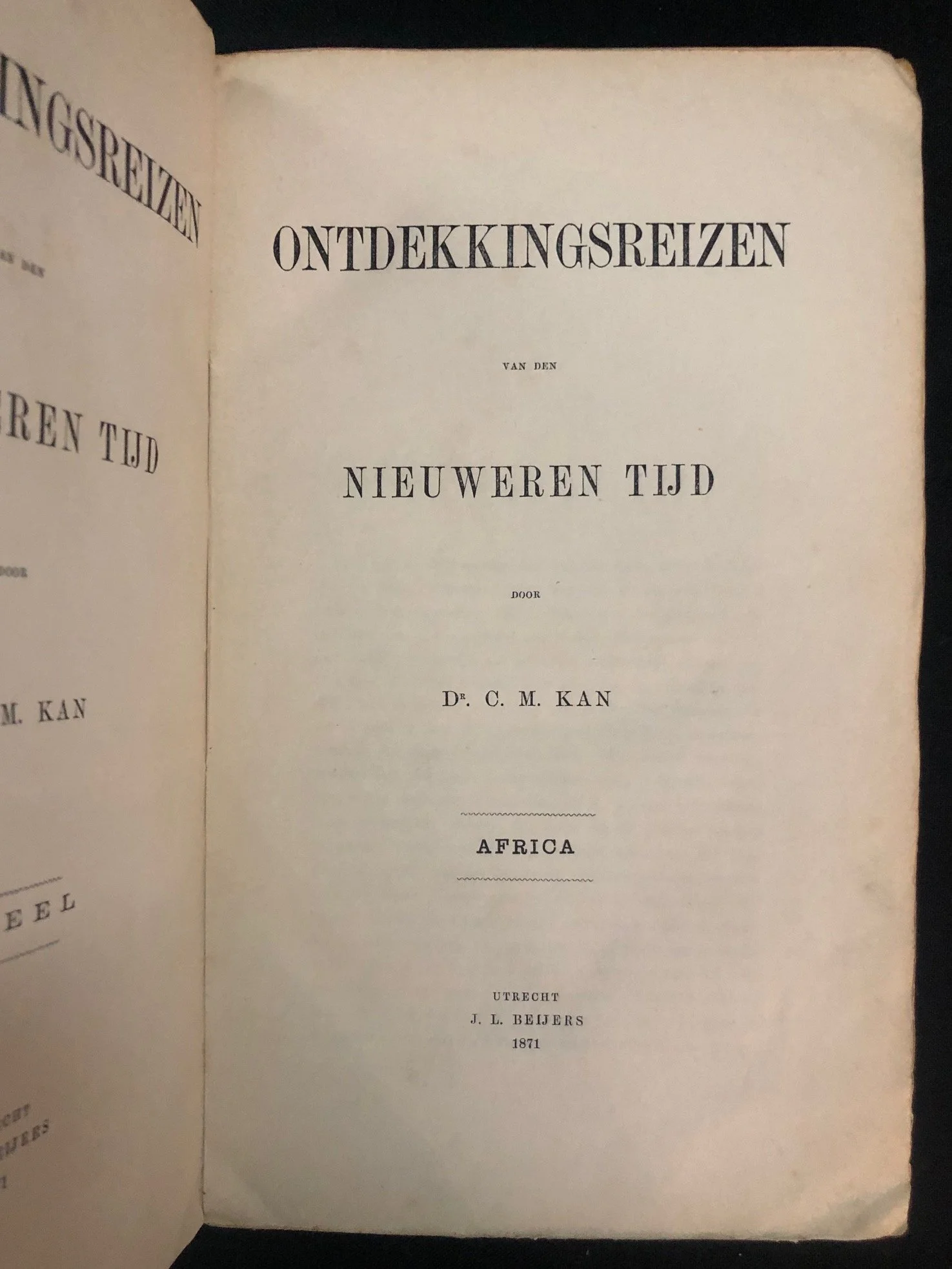 Ontdekkingsreizen van den Nieuweren Tijd - Africa