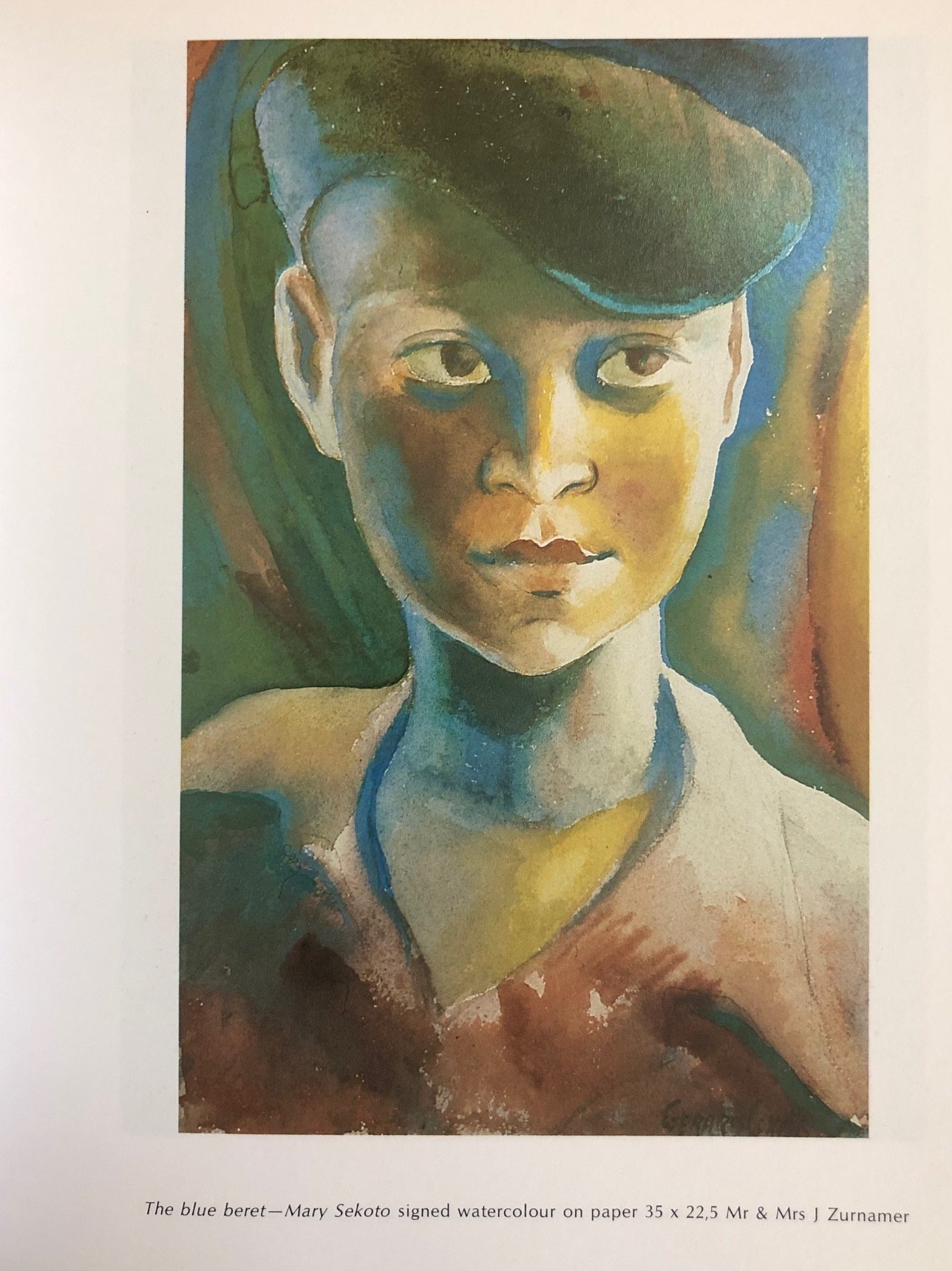 Barbara Lindop’s Gerard Sekoto, inscribed (1988)