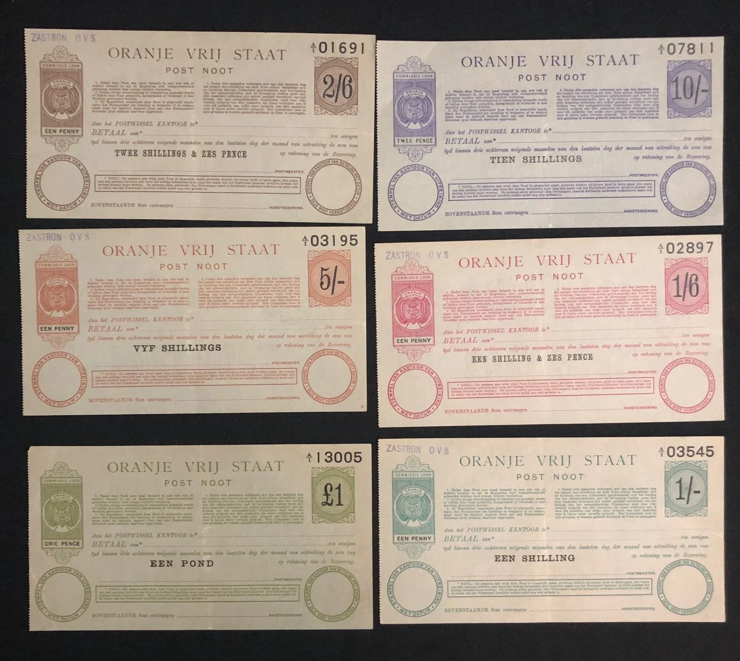 Emergency OVS Currency of the Anglo-Boer War (6)
