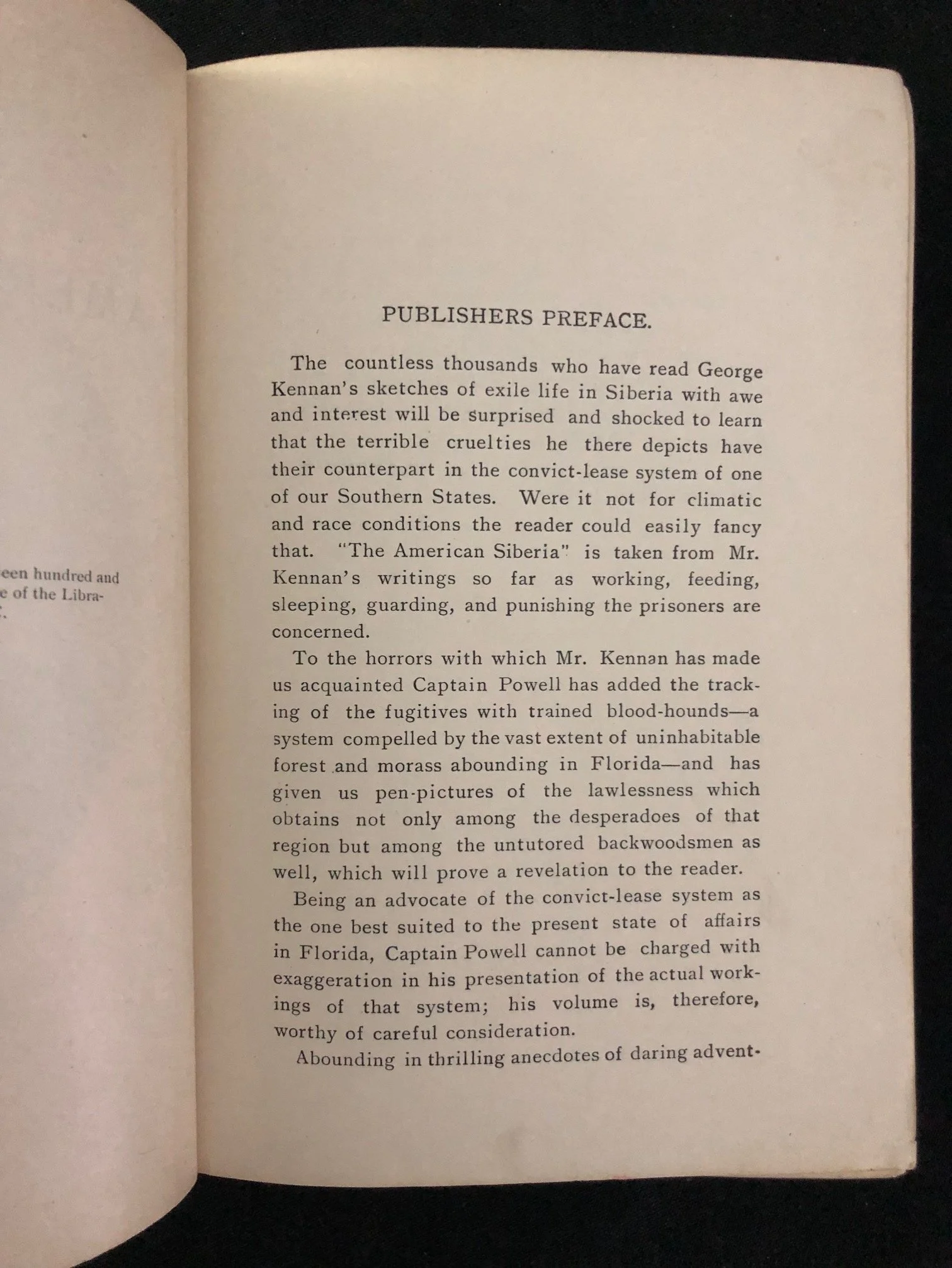 J. C. Powell’s The American Siberia