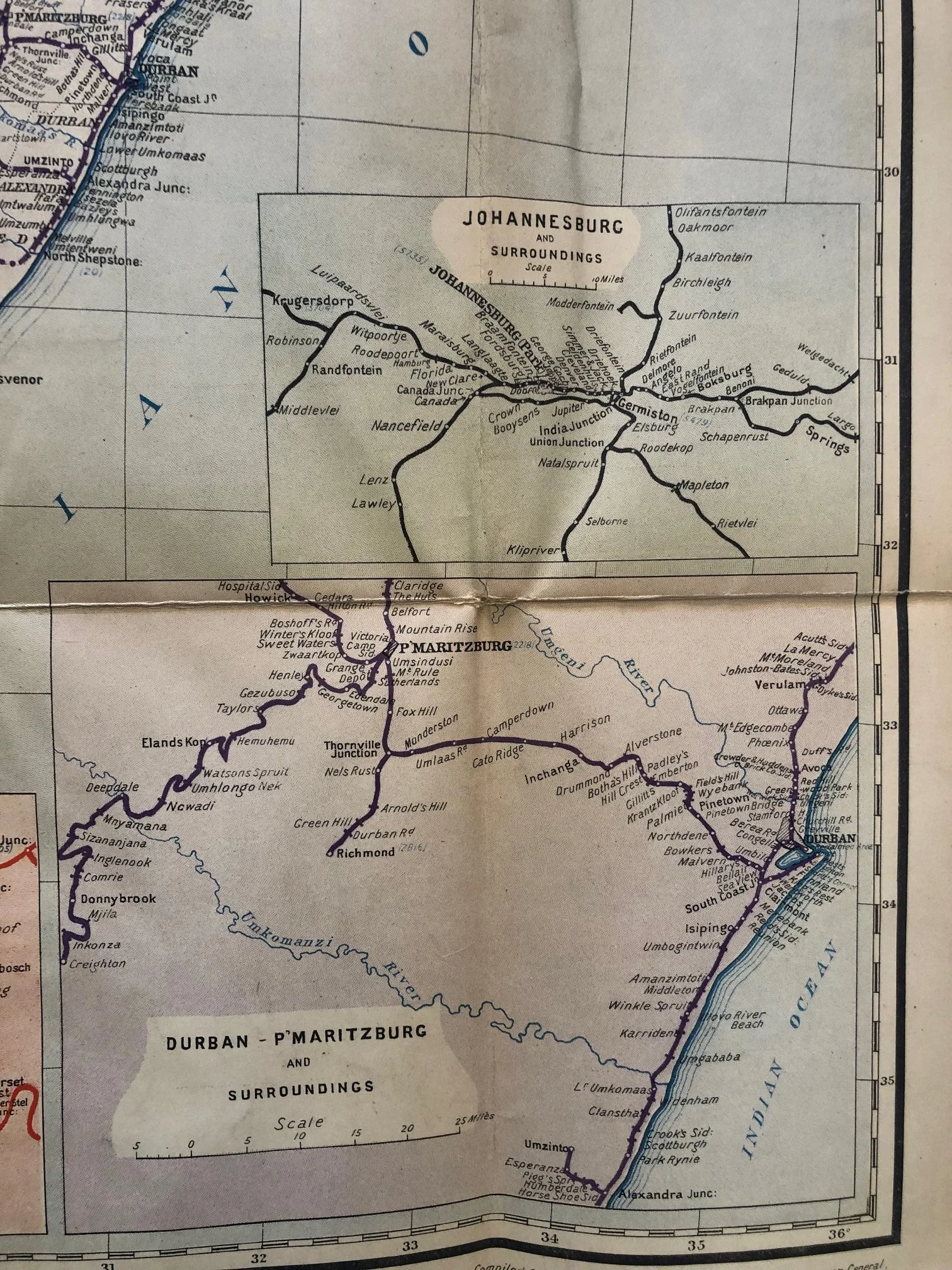 Standard Railway Map of South Africa. 1907 6.jpg