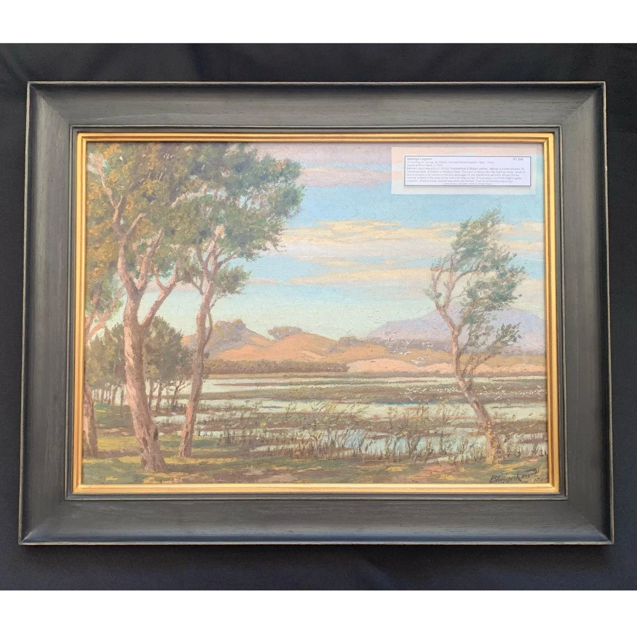 Isipingo Lagoon by W.T. Blennerhassett (c.1925) R7,500