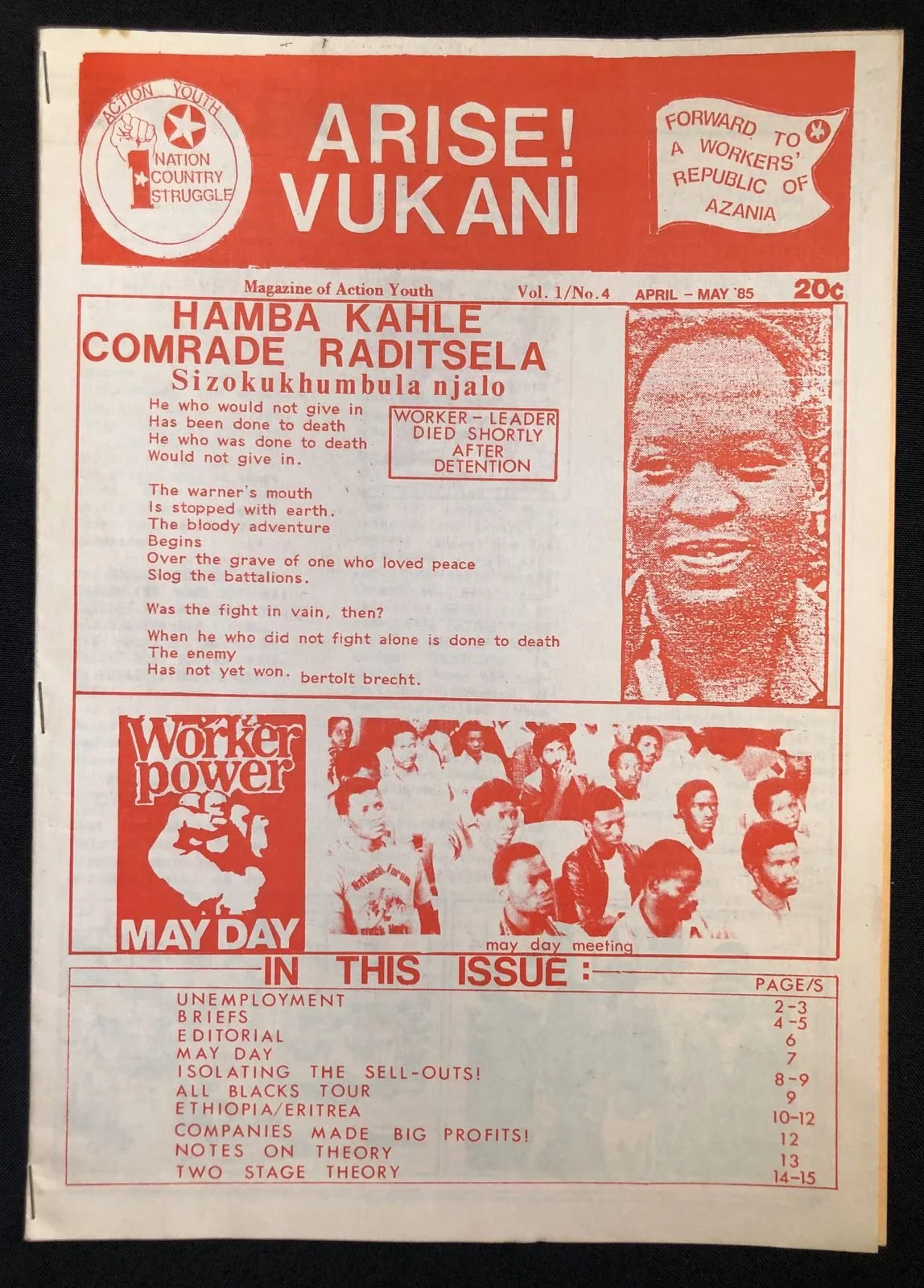 Arise Vukani 1985