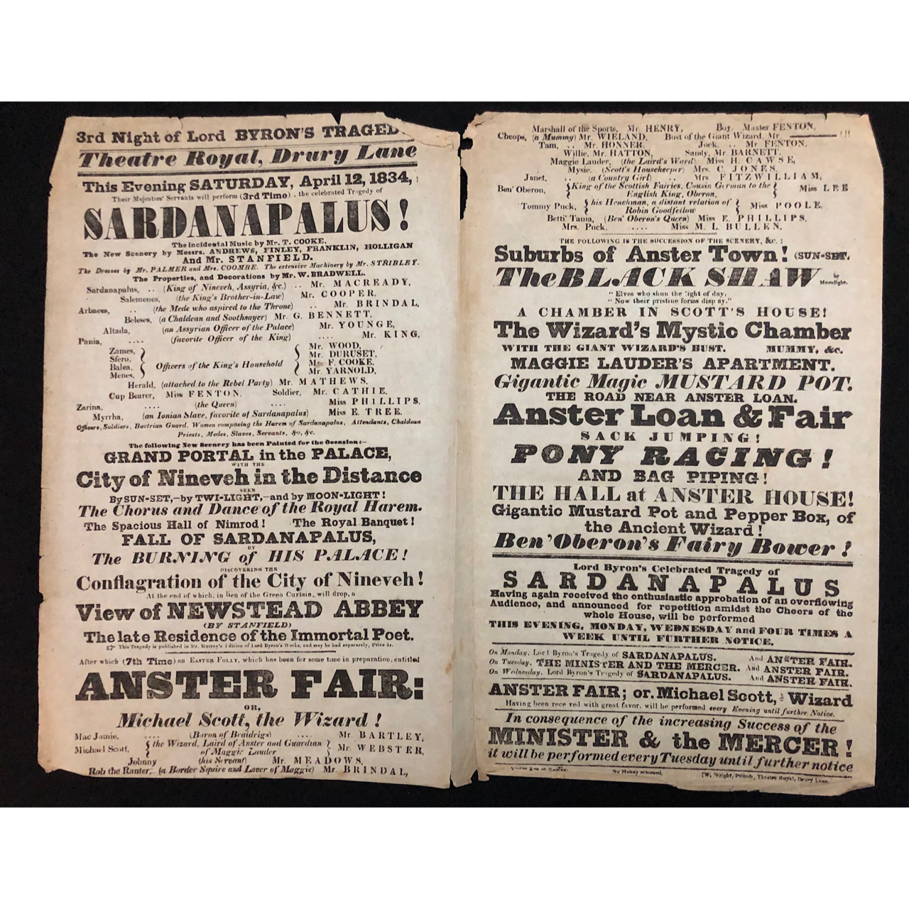 Broadside: Lord Byron’s Sardanapalus (1834) R3,000