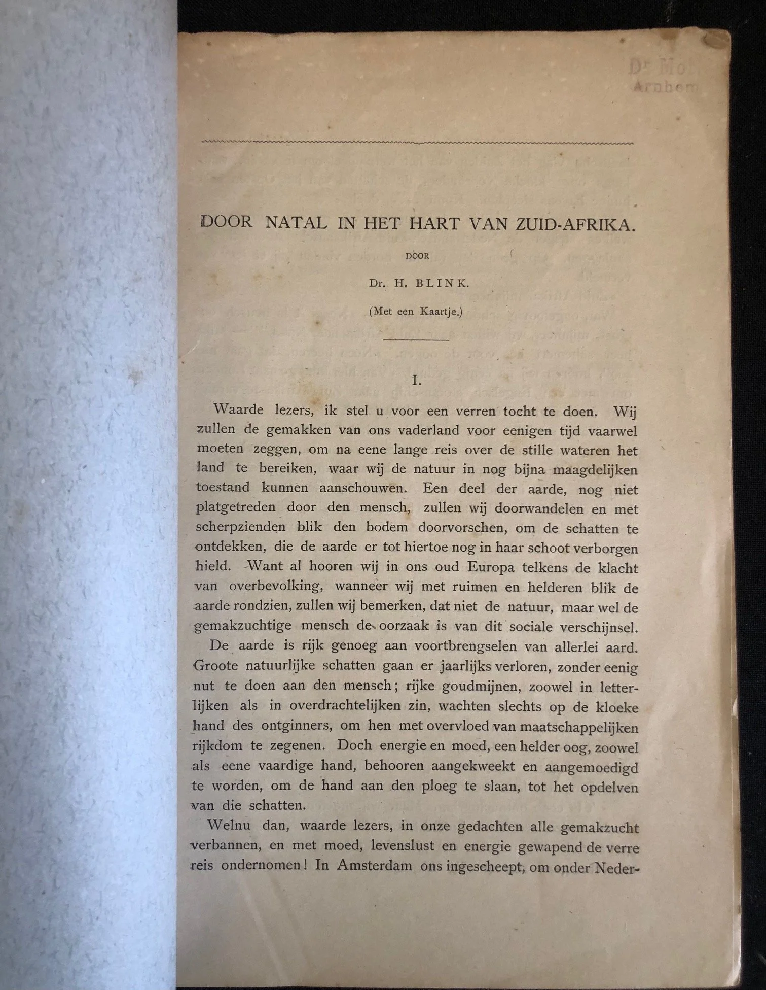 Door Natal (Through Natal into the Heart of South Africa) 1887