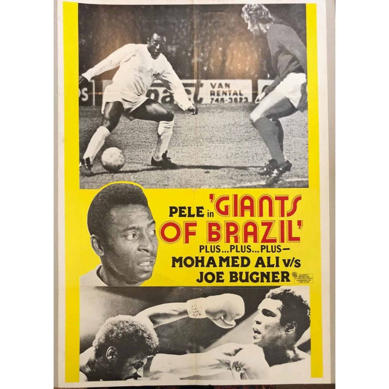 Giants of Brazil Movie Poster (1974) R1,000