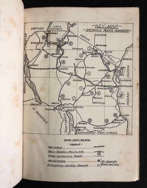 Tanganyika Territory: Maps, Road Reports and Profiles of Principal Roads compiled by the Public Works Department in 1940