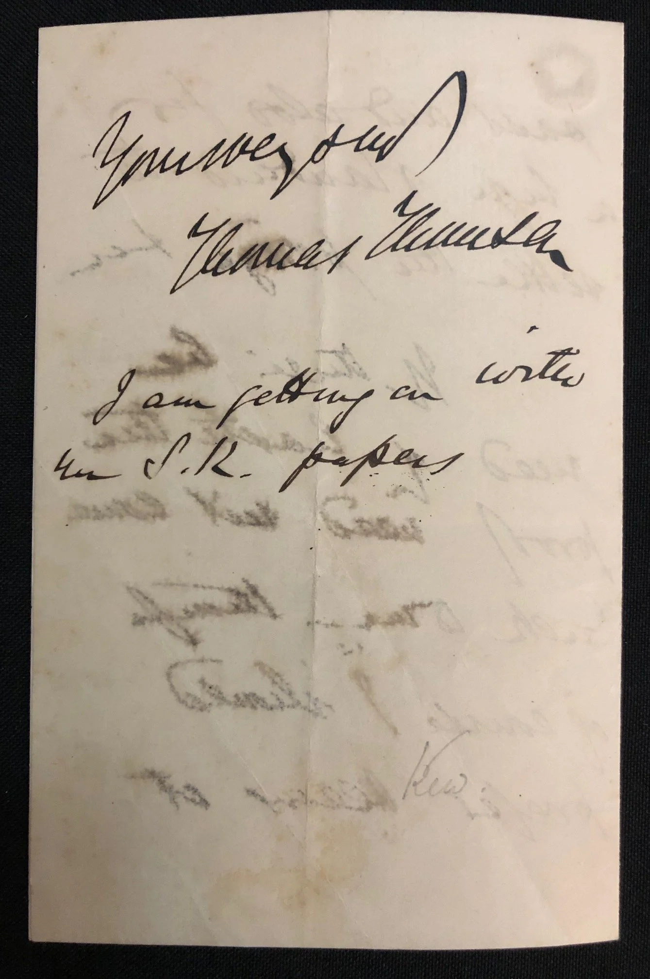 Letter from Thomas Huxley ("Darwin's Bulldog") to Captain Donnelly