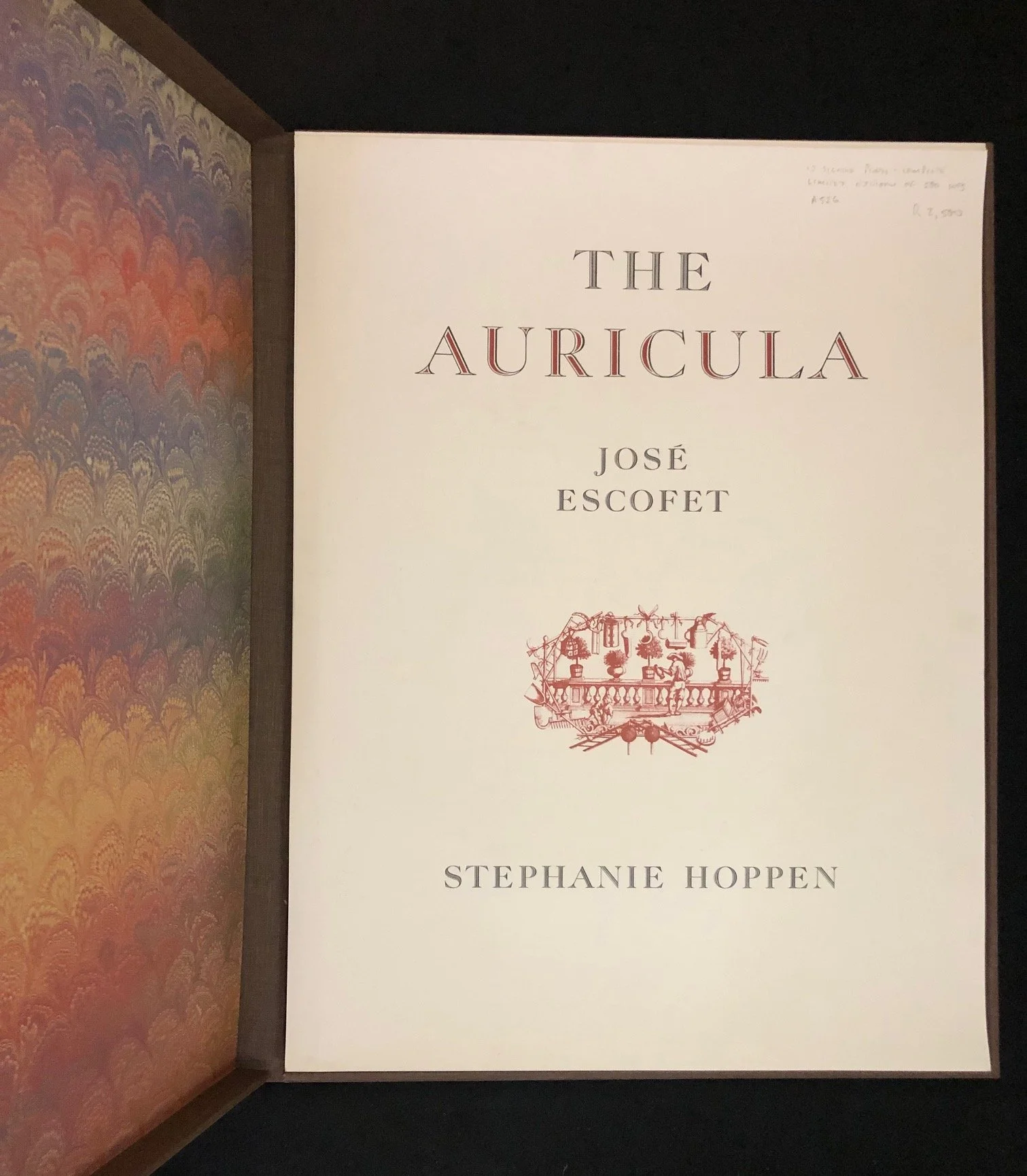 The Auricula by José Escofet 1990 limited edition
