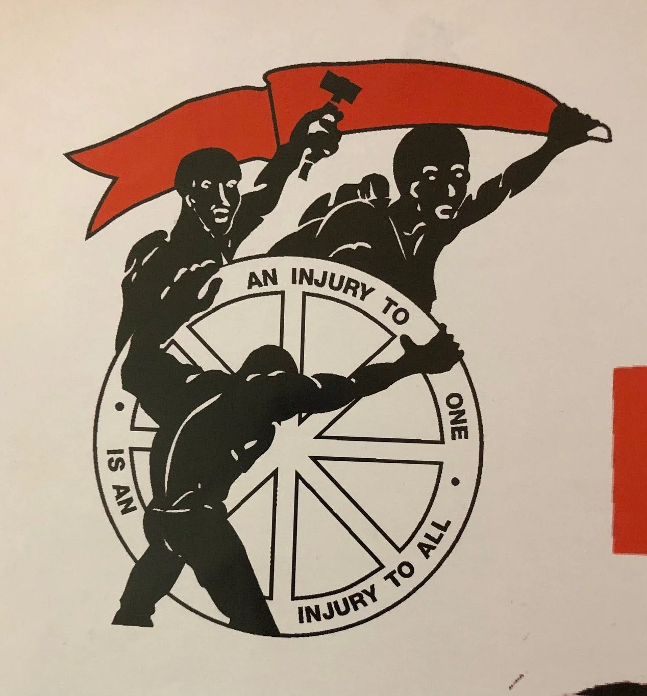 Anti-Apartheid Poster: Crush Racism c.1989