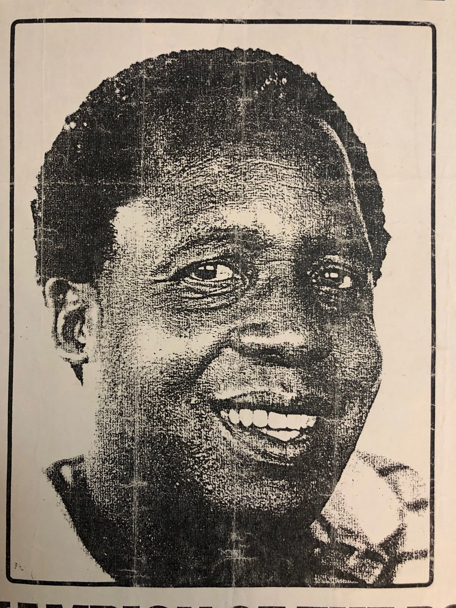 Poster of Chris Hani, 9 days after his assassination (1993)