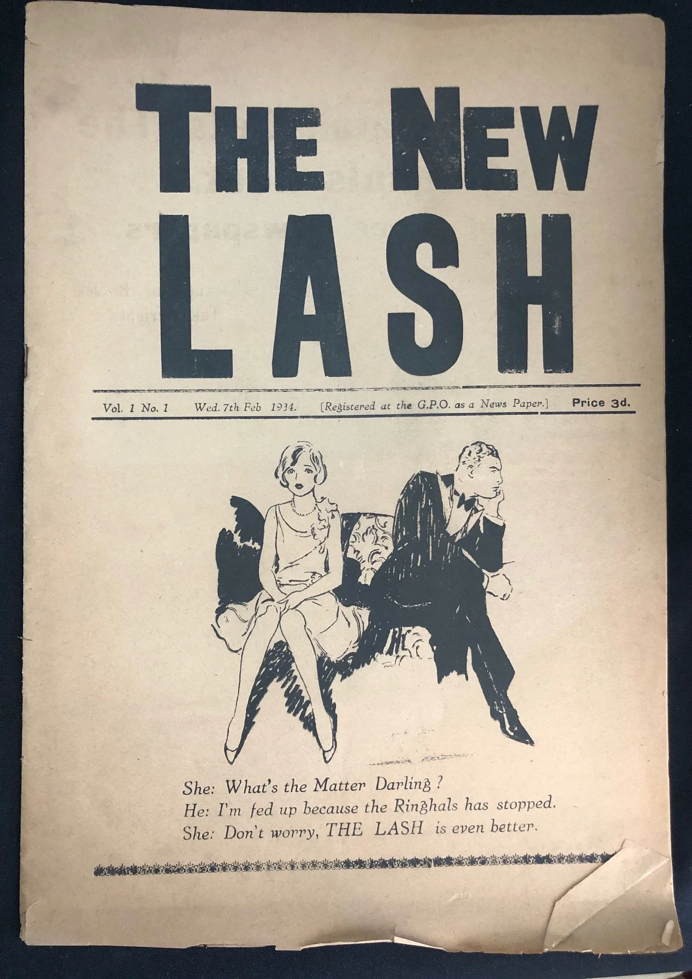 The New Lash: Front-page public denunciation of "Herman Malan." - Herman Charles Bosman (1934)