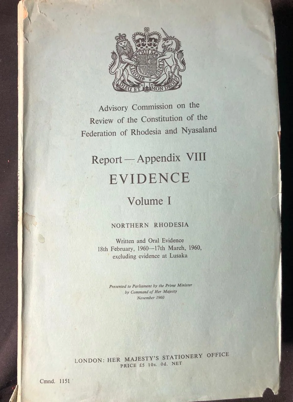 Review of the Constitution of the Federation of Rhodesia & Nyasaland (1960) 