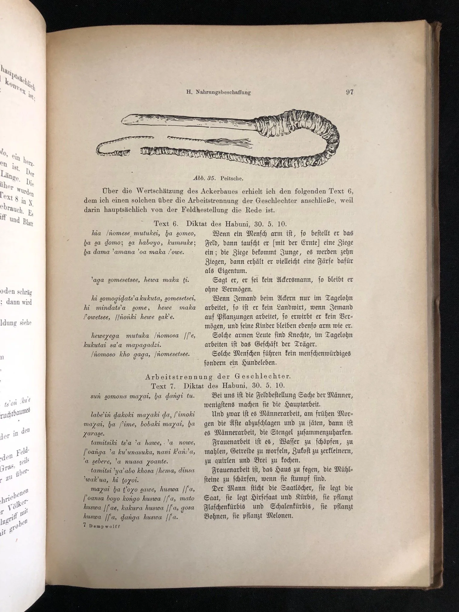 Die Sandawe: Linguistisches und ethnographisches Material aus Deutsch-Ostafrika