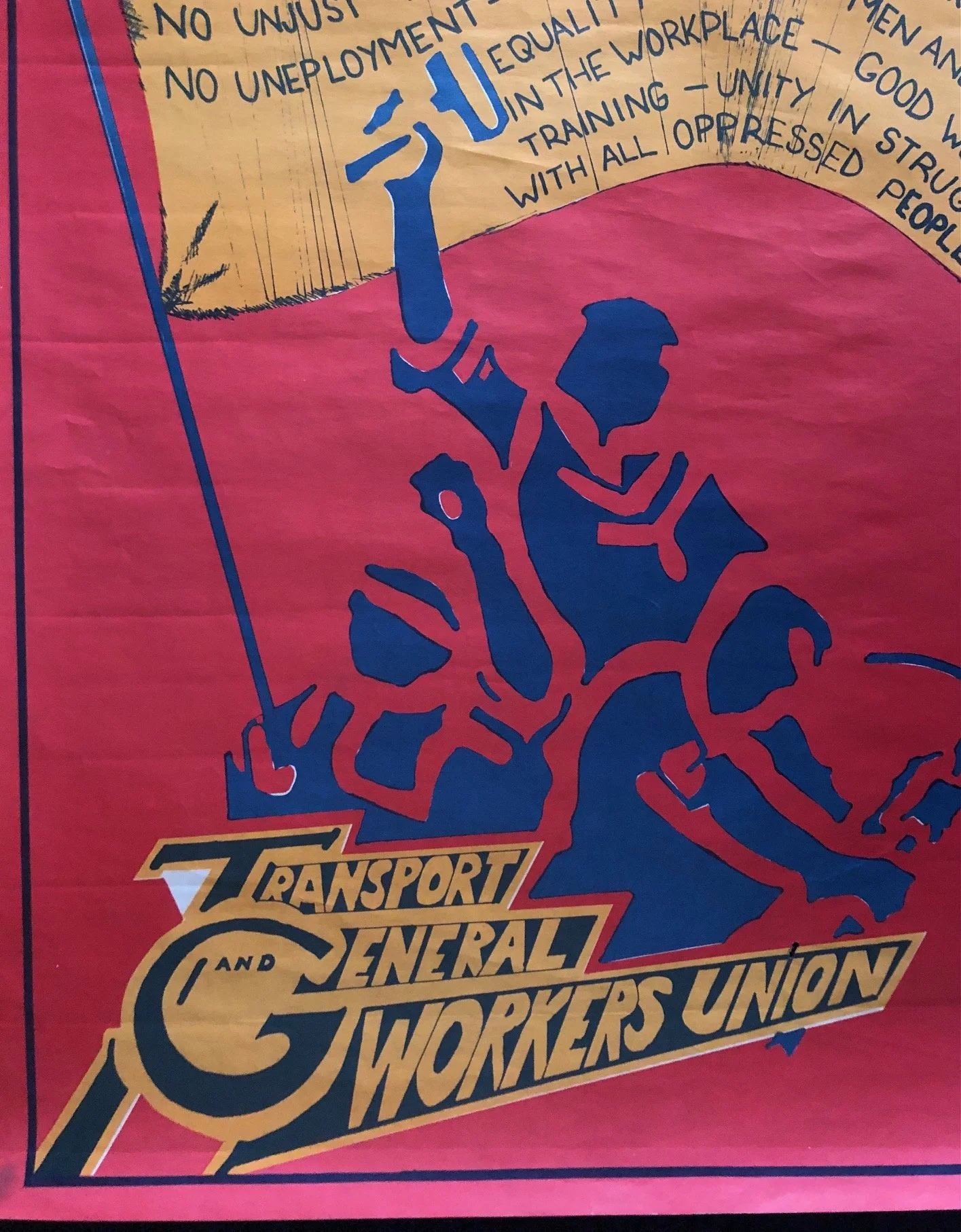 The Transport and General Workers Union Anti-Apartheid Poster (c.1985)
