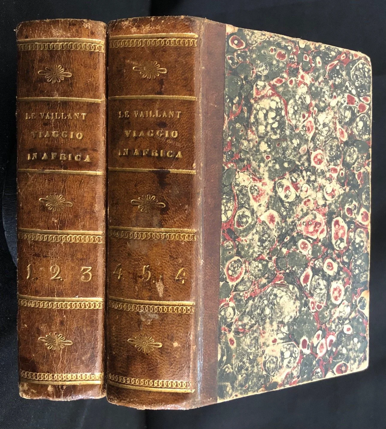 Travels in Southern Africa (in Italian) by François Le Vaillant, 2 vols (1834)