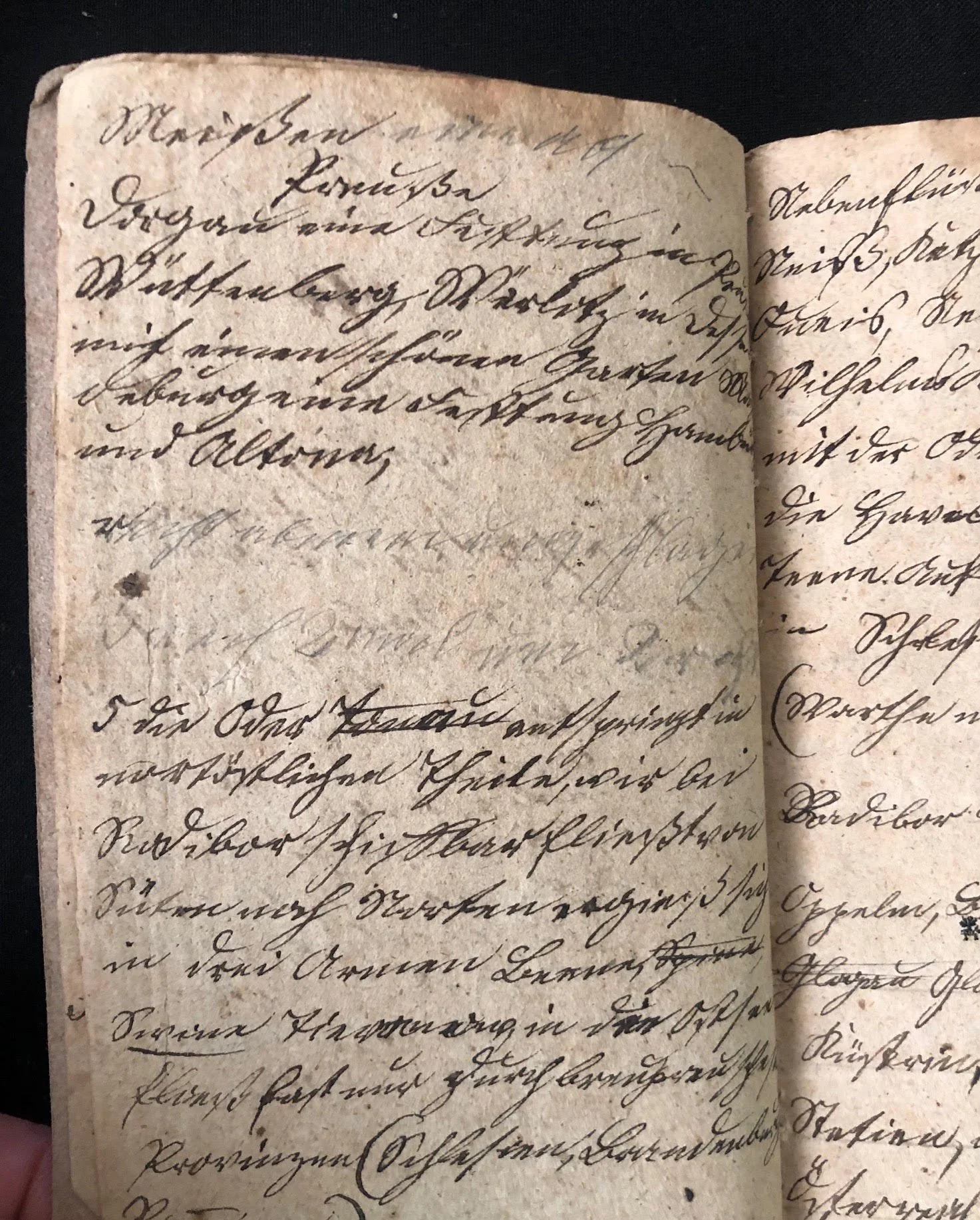 Manuscript student’s geographical compendium written in German. c.1800.3.jpg