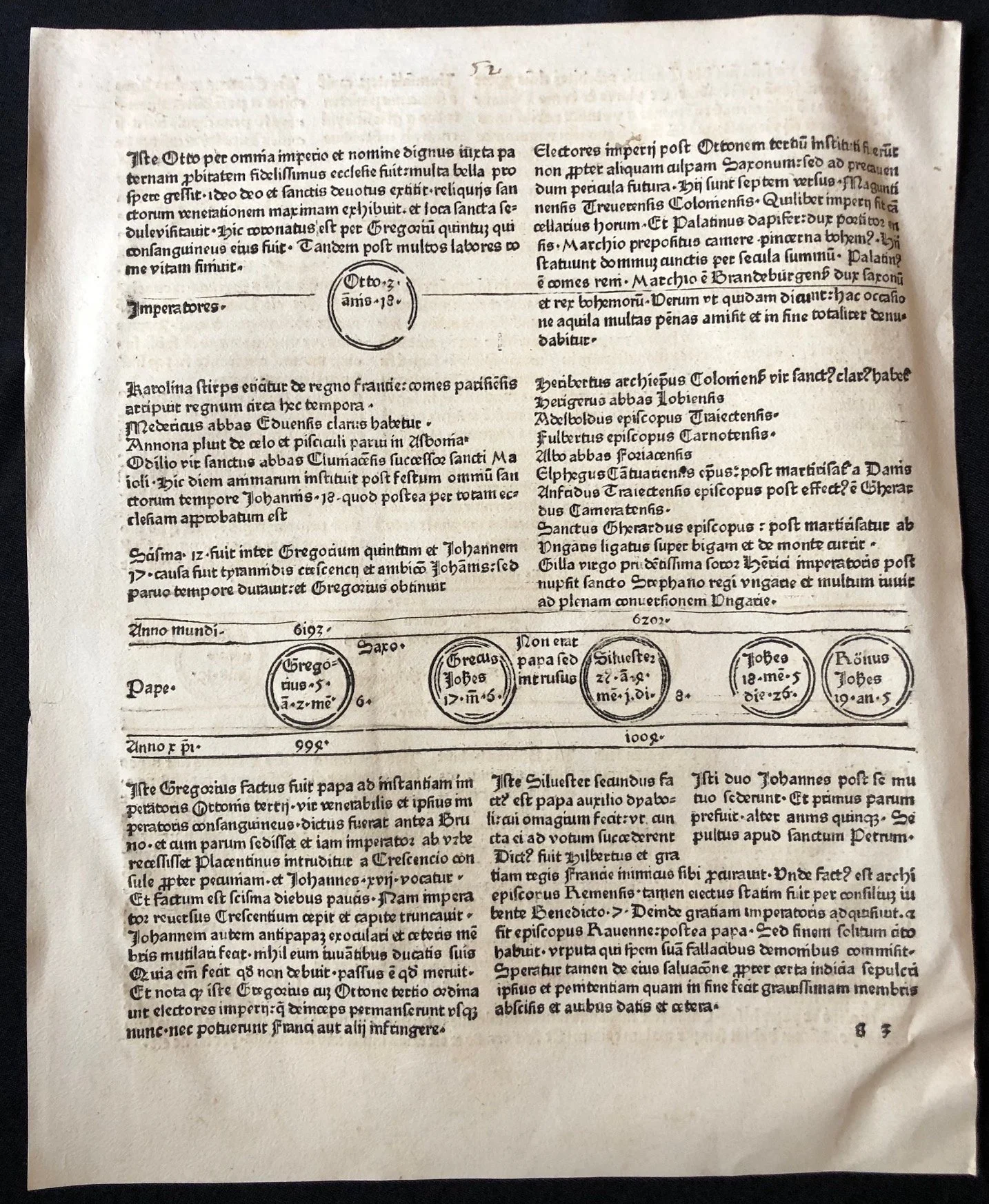 Leaf from the Nuremberg Chronicle (Liber Chronicarum) 1493