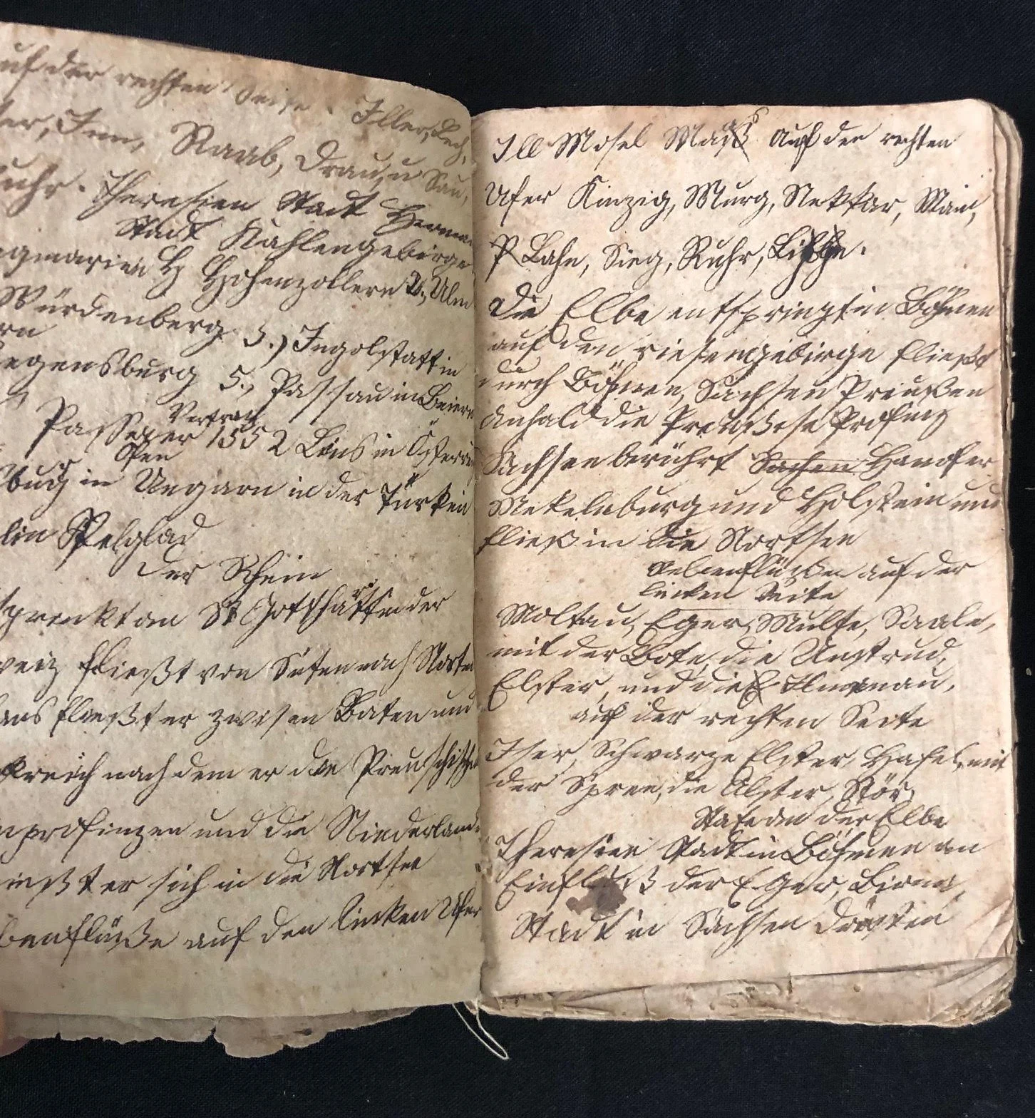 Manuscript student’s geographical compendium written in German. c.1800.2.jpg