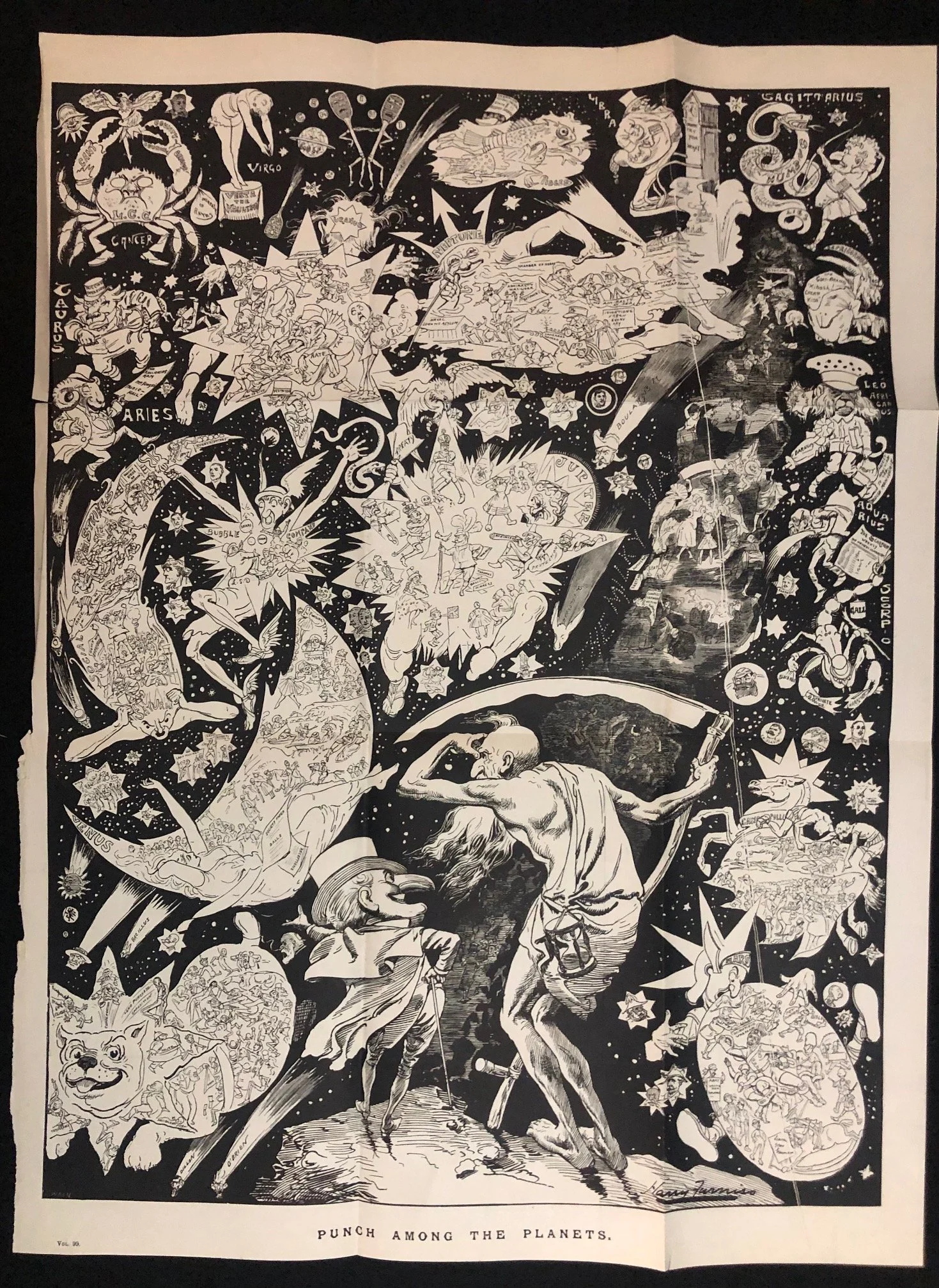 Punch Among the Planets by Harry Furniss, December 1890