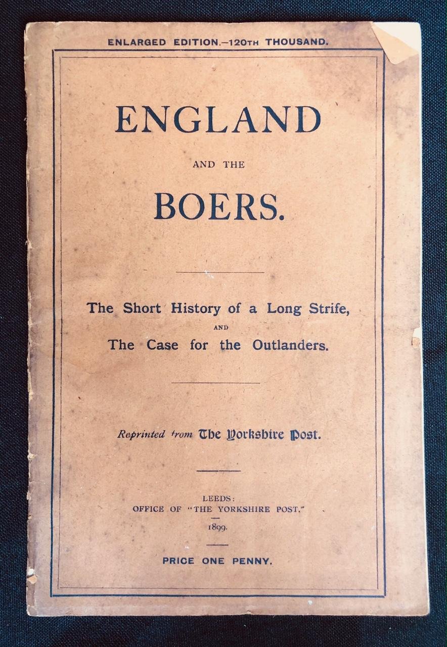 England and the Boers (Jameson Raid) 1899