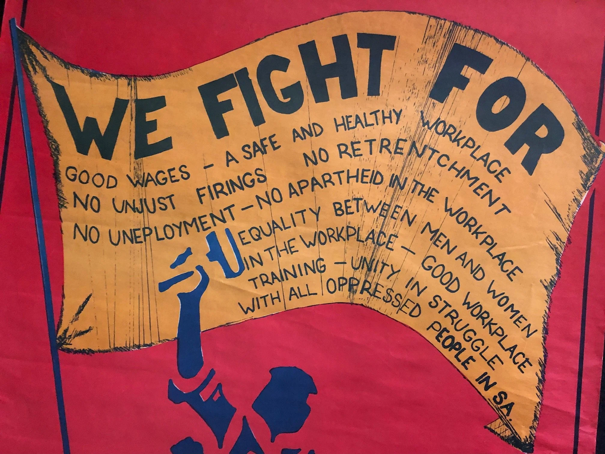 The Transport and General Workers Union Anti-Apartheid Poster (c.1985)