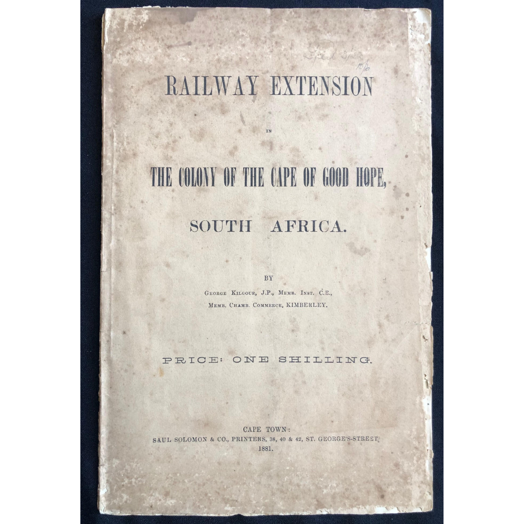 Blue Book – Railway to Kimberley via Beaufort West 1881 R3,500