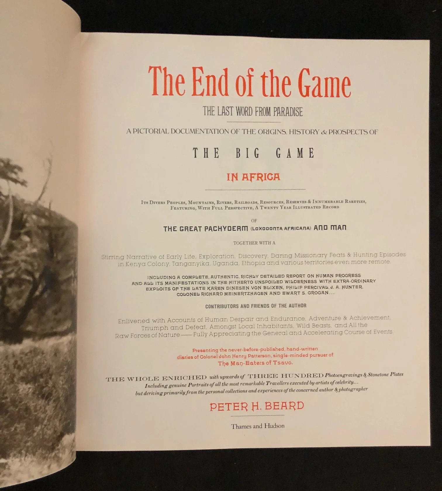 Peter Beard’s The End of the Game (1988)