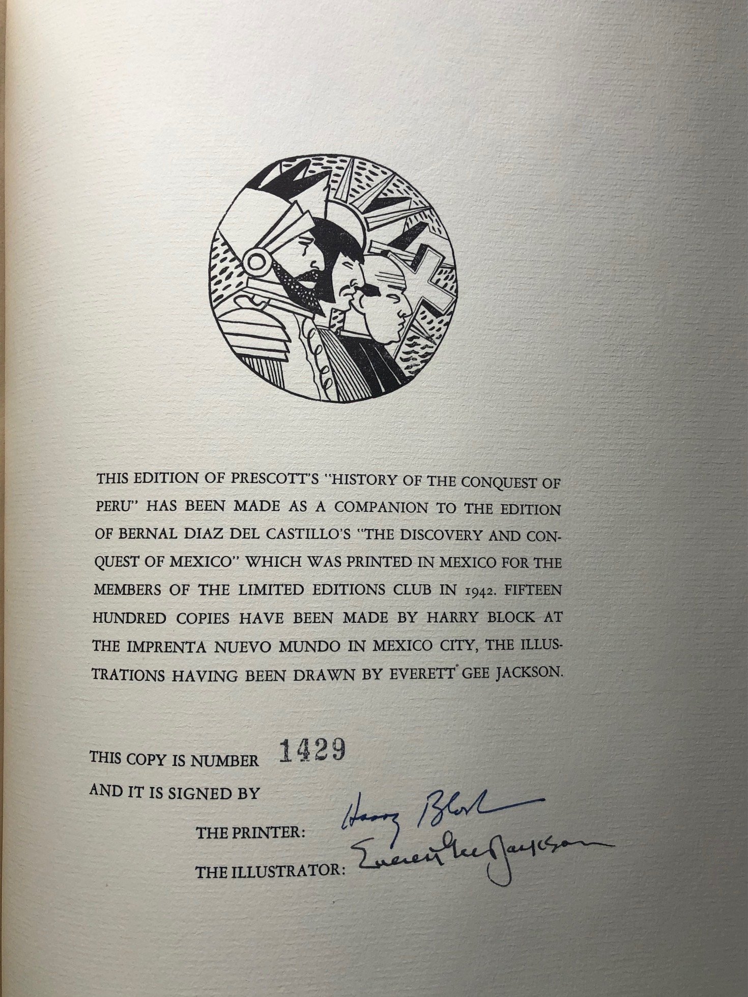 History of the Conquest of Peru 1524 -1550 limited edition