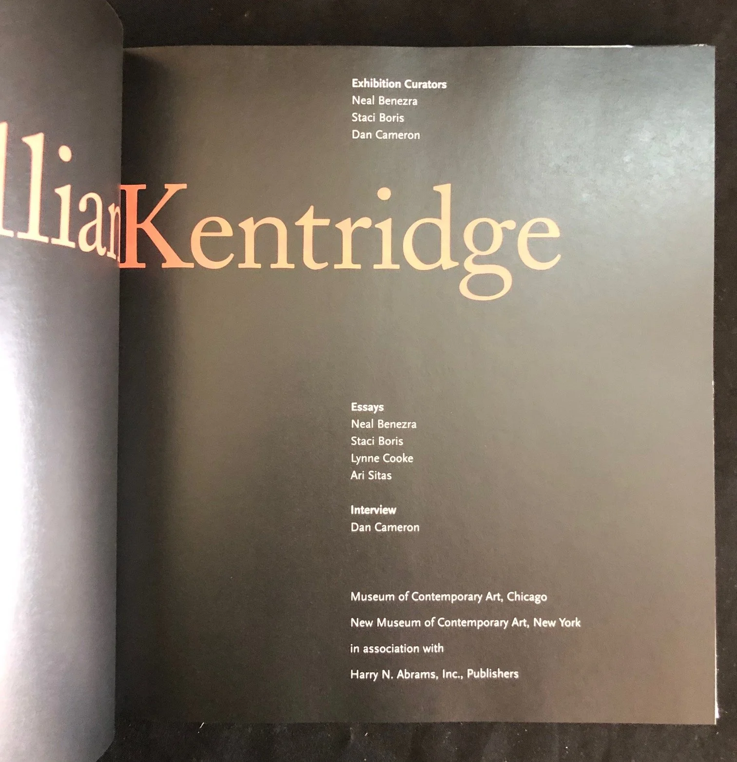 William Kentridge's first major full-scale U.S. Retrospective, Signed (2001)