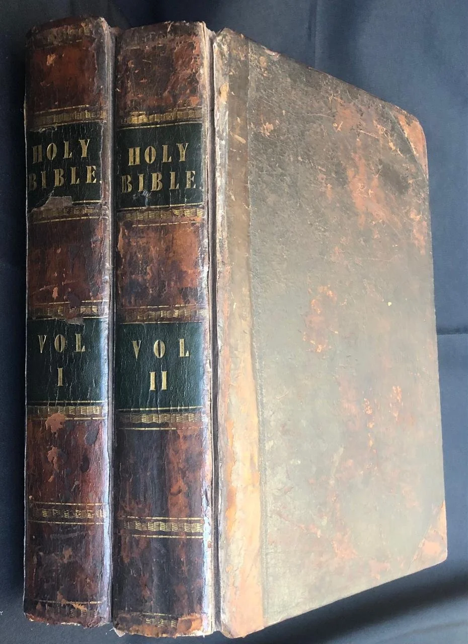 Haydock Bible 2 vols incomplete (1813)