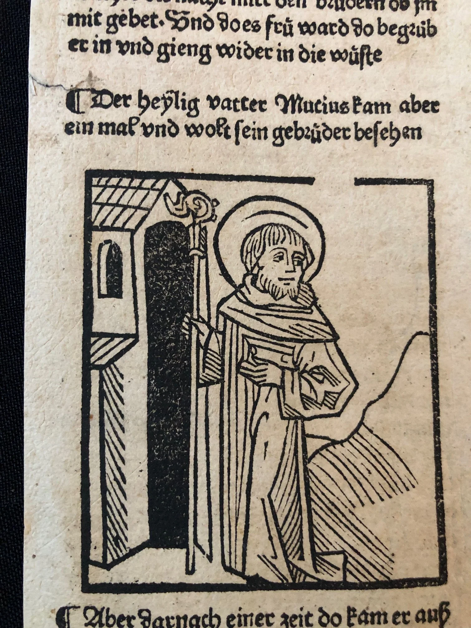 A leaf regarding The Life of the Holy Father Mucius (MuciusMutius) c.1500 4.jpg