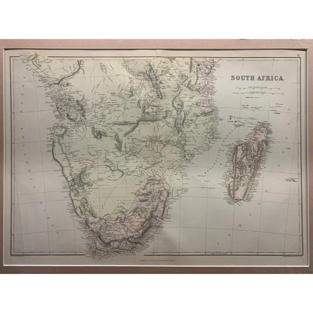 Map of Southern Africa, Annexation of the ZAR (c.1881) R3,000