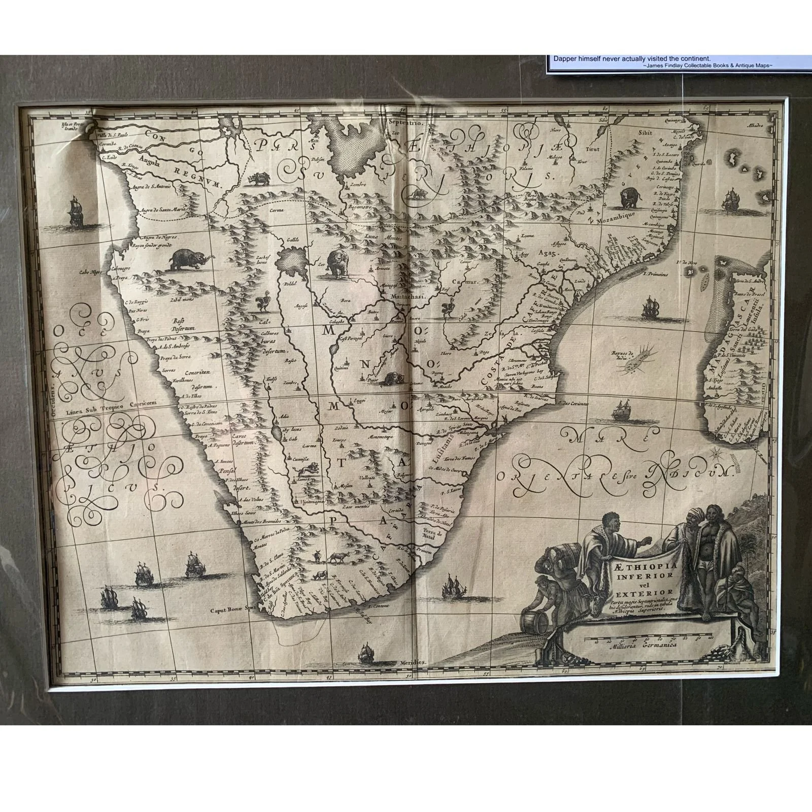 Lower and Exterior Ethiopia by Olfert Dapper (1670) R12,500