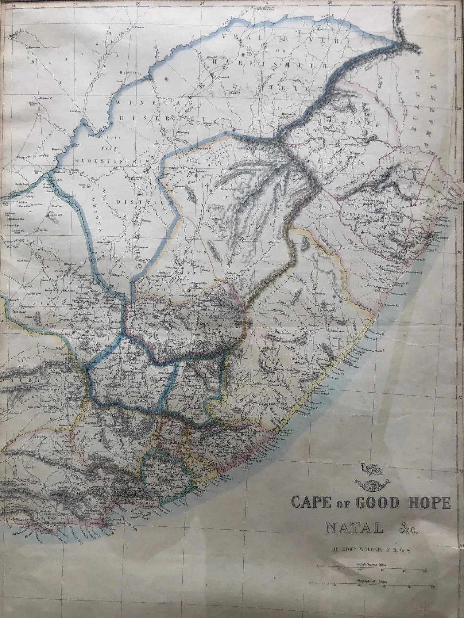 "Cape of Good Hope, Natal &c." by Edward Weller (1863)