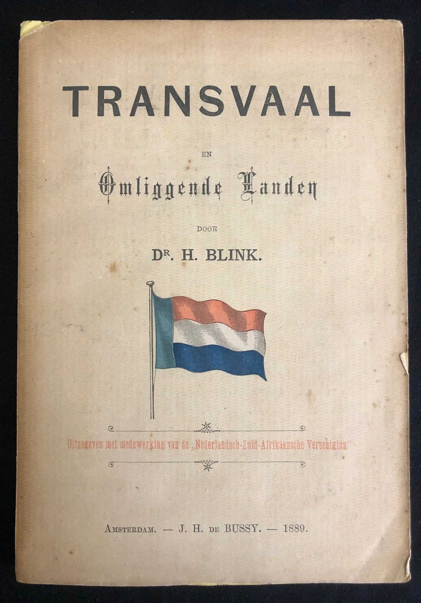Transvaal en Omliggende Landen (Transvaal and Surrounding Lands). 1889
