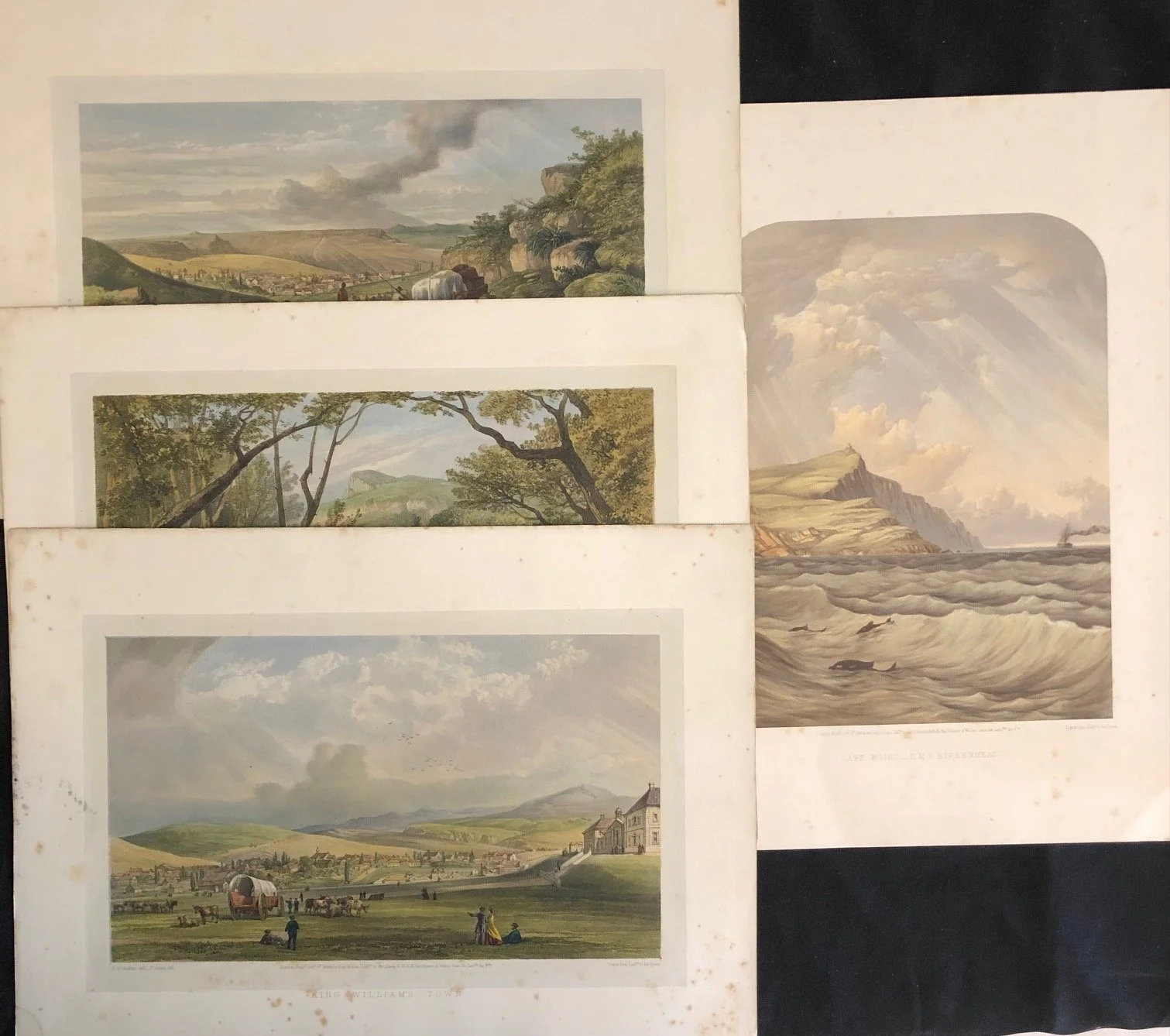 Four Hand Coloured Lithographs after Thomas William Bowler (1865)