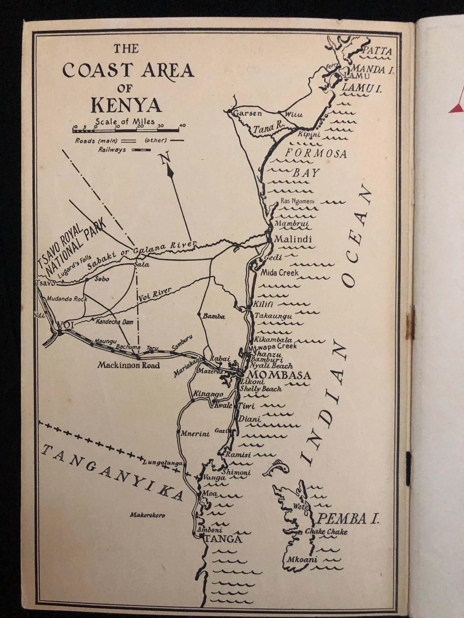 Guidebook to Mombasa by the East Africa Tourist Travel Association (c.1950’s)