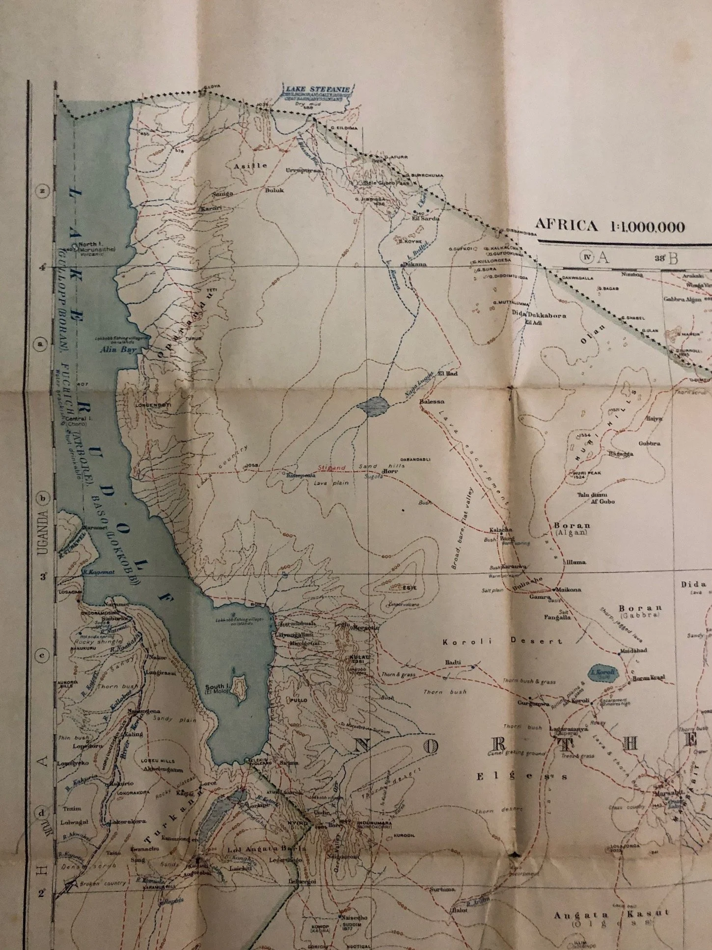 East African Campaign of World War I -Northern Region (modern day Kenya) c.1917