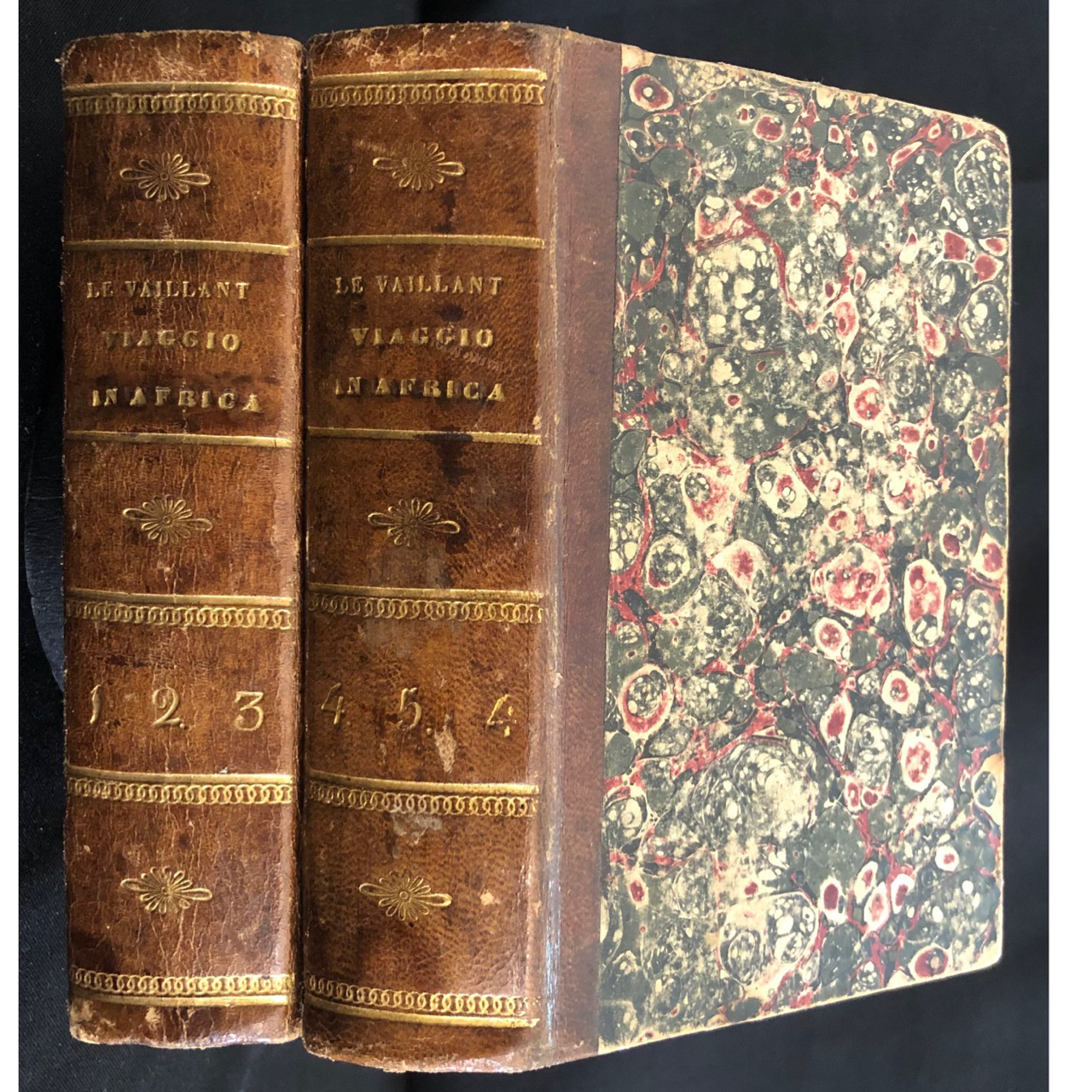Travels in Southern Africa (Italian) by François Le Vaillant, 2 vols (1834) R6,500