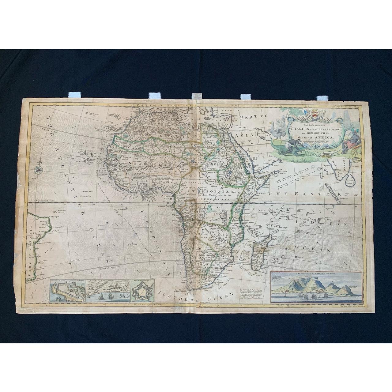 Herman Moll Map of Africa (1720) R45,000
