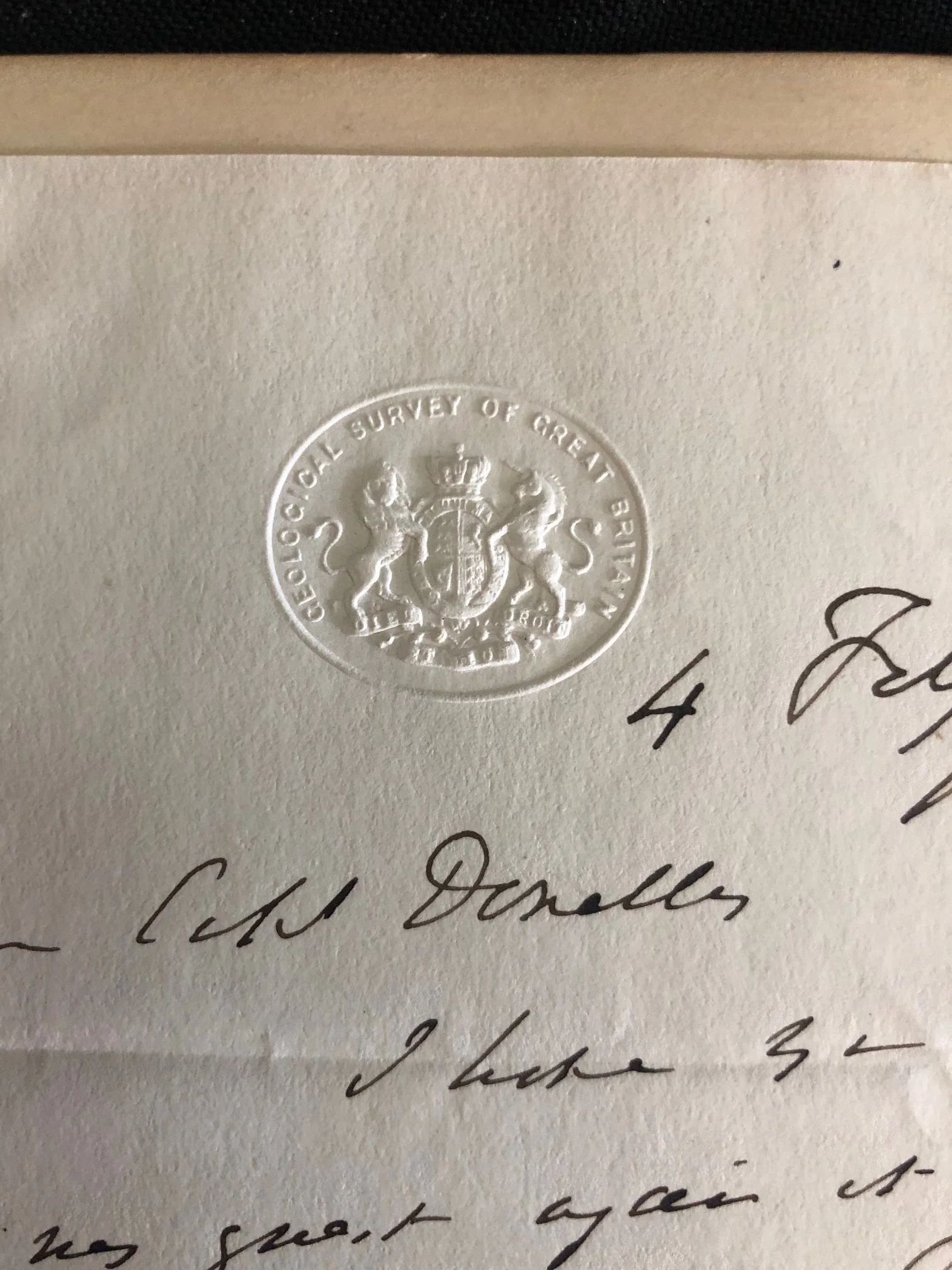 Manuscript Letter, Geologist: Sir Roderick Impey Murchison (1867)