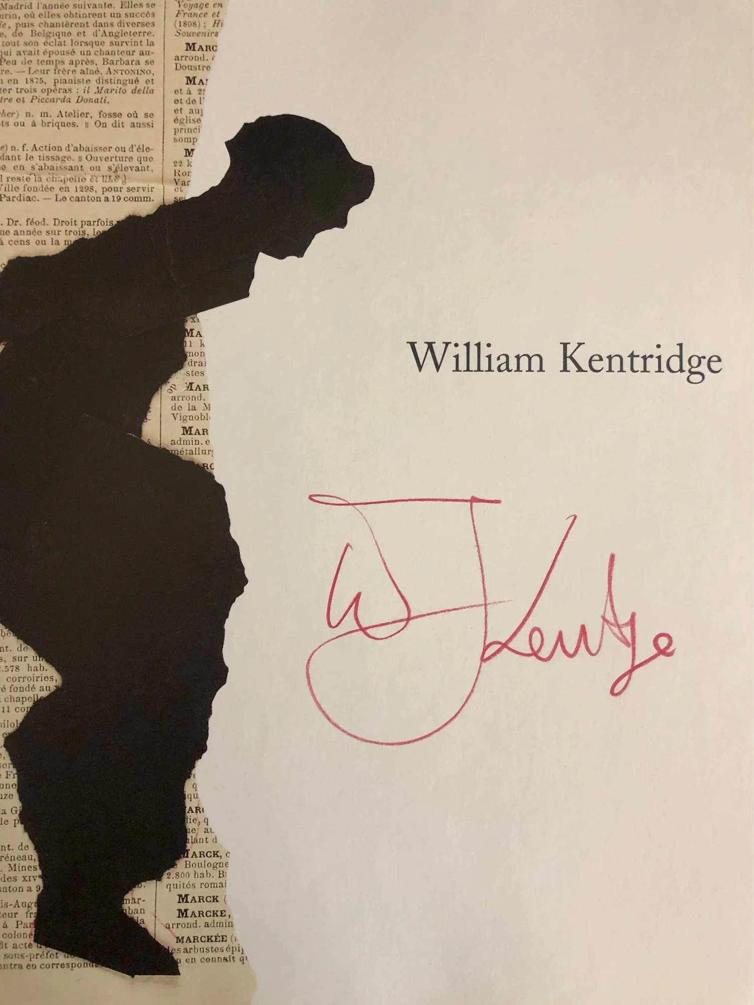 William Kentridge's first major full-scale U.S. Retrospective, Signed (2001)