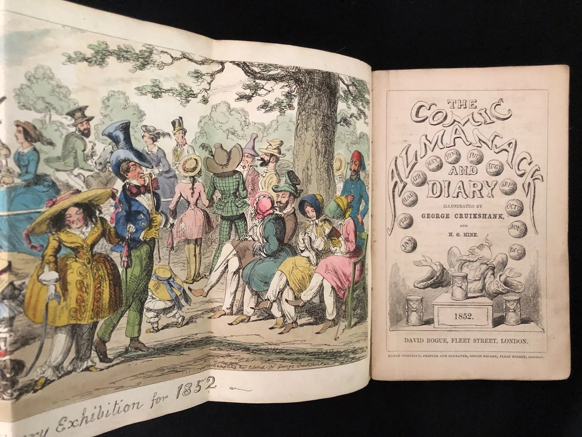 The Comic Almanack by George Cruikshank (1835-1853) 